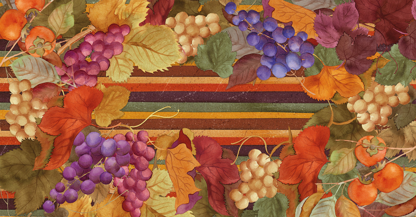 Linen Tablecloth «Bacco», 100% Made in Italy
