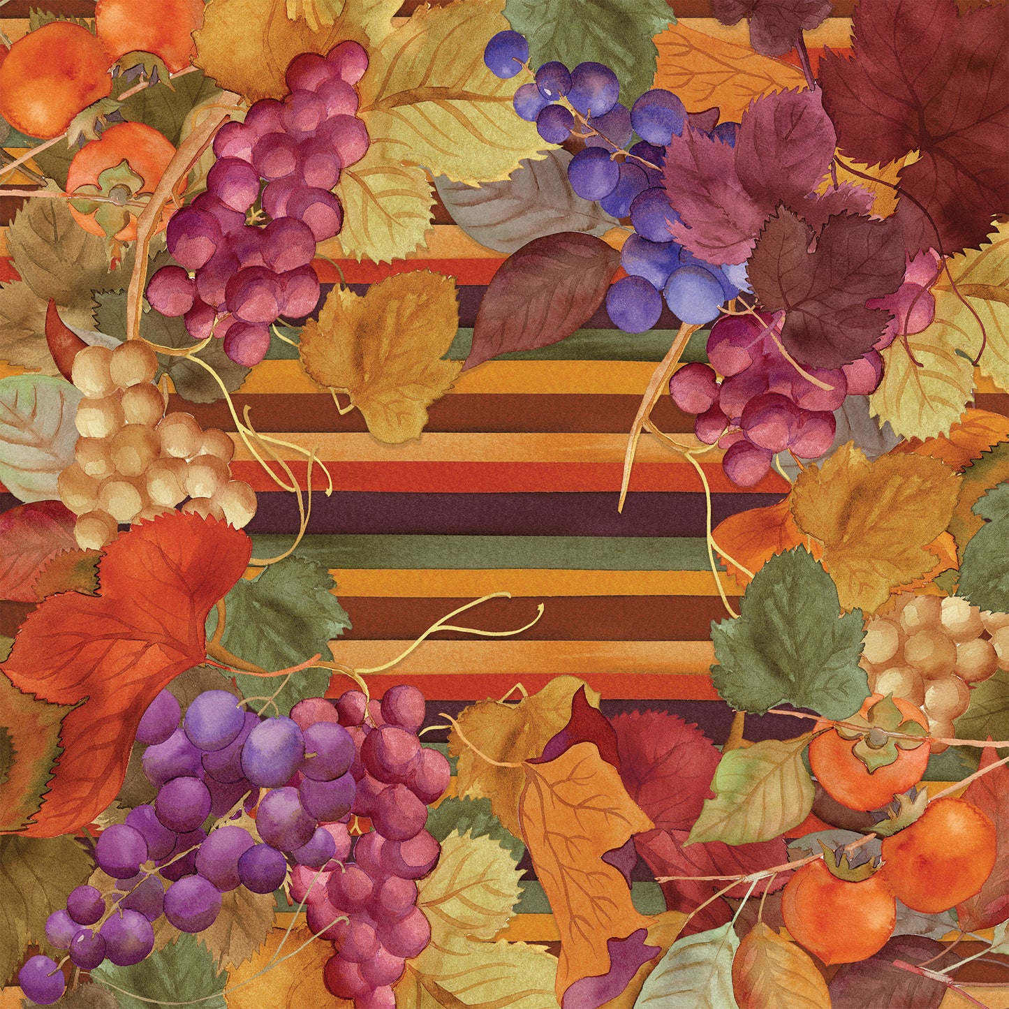 Linen Tablecloth «Bacco», 100% Made in Italy