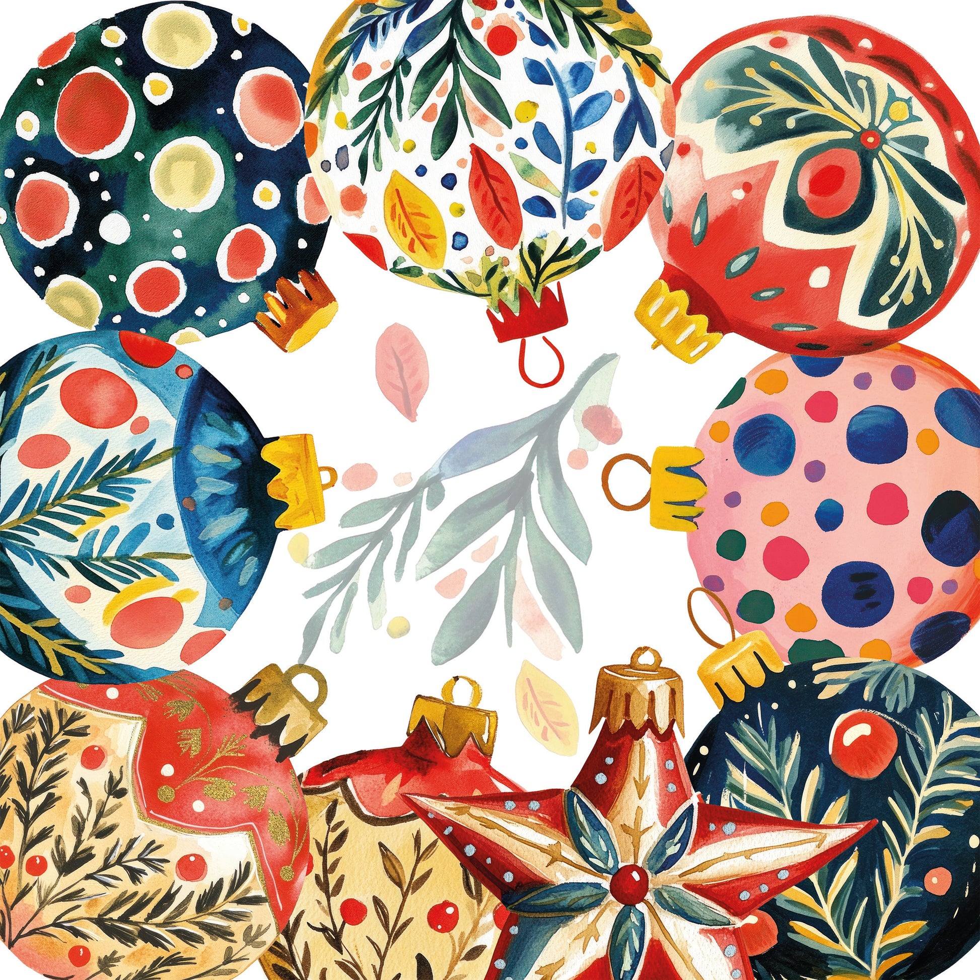 Linen Tablecloth «Magic Xmas», 100% Made in Italy - The Napking