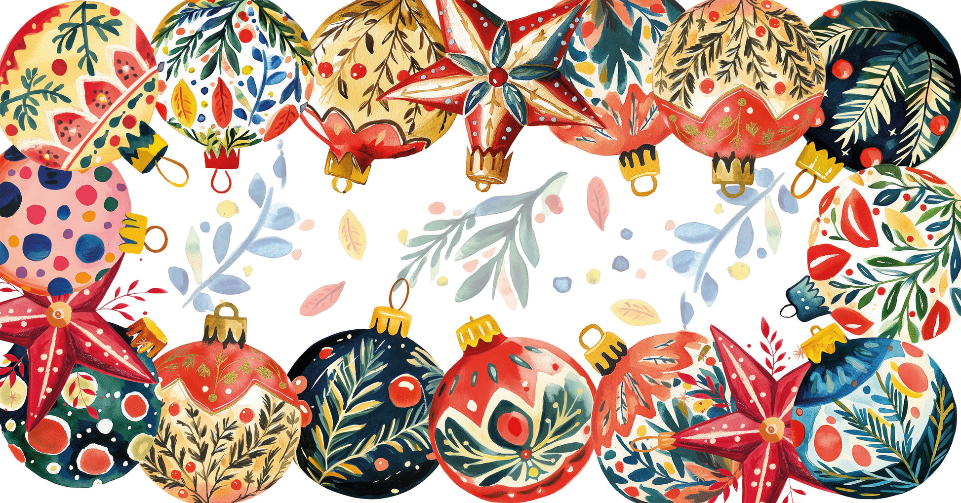 Linen Tablecloth «Magic Xmas», 100% Made in Italy - The Napking