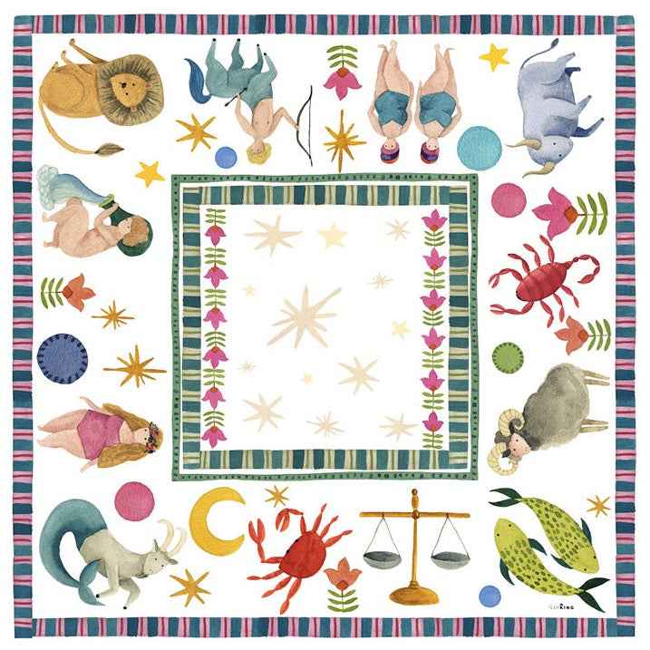 Satin Tablecloths «Zodiac» 100% Made in Italy - The Napking