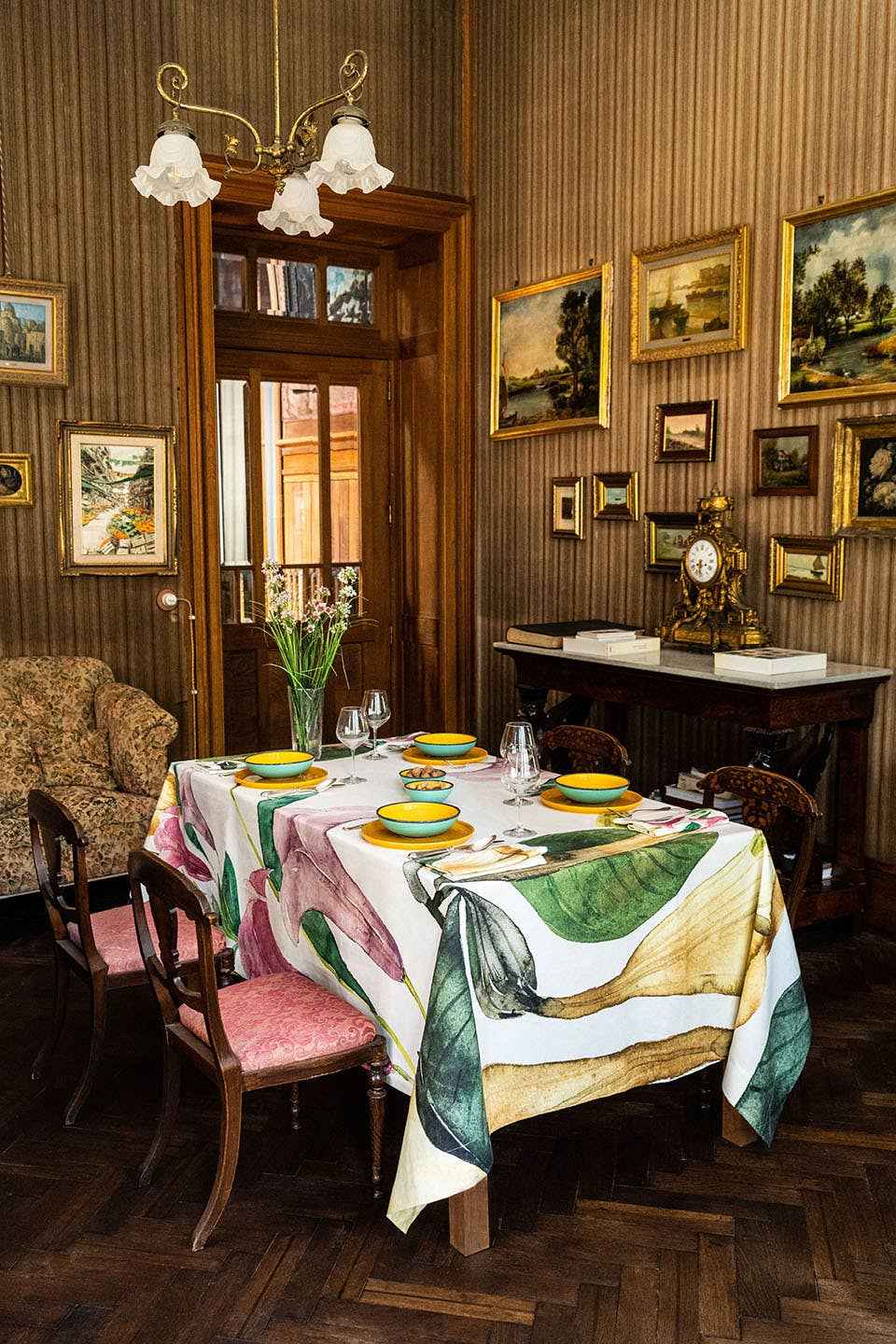 Tablecloths «Datura» 100% Made in Italy - The Napking