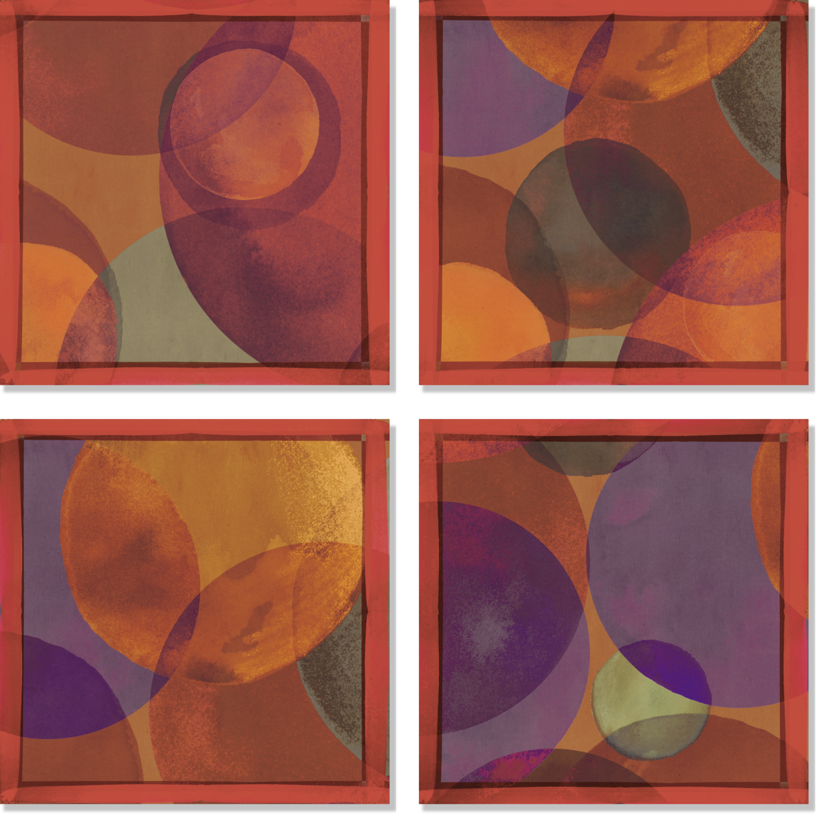 Set of 4 Napkins Bubbles 100% Made in Italy - The Napking