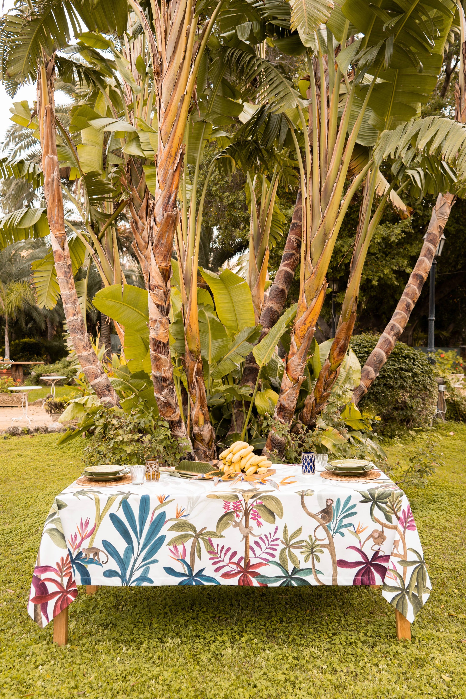 Satin Tablecloths «Amazzonia» 100% Made in Italy - The Napking