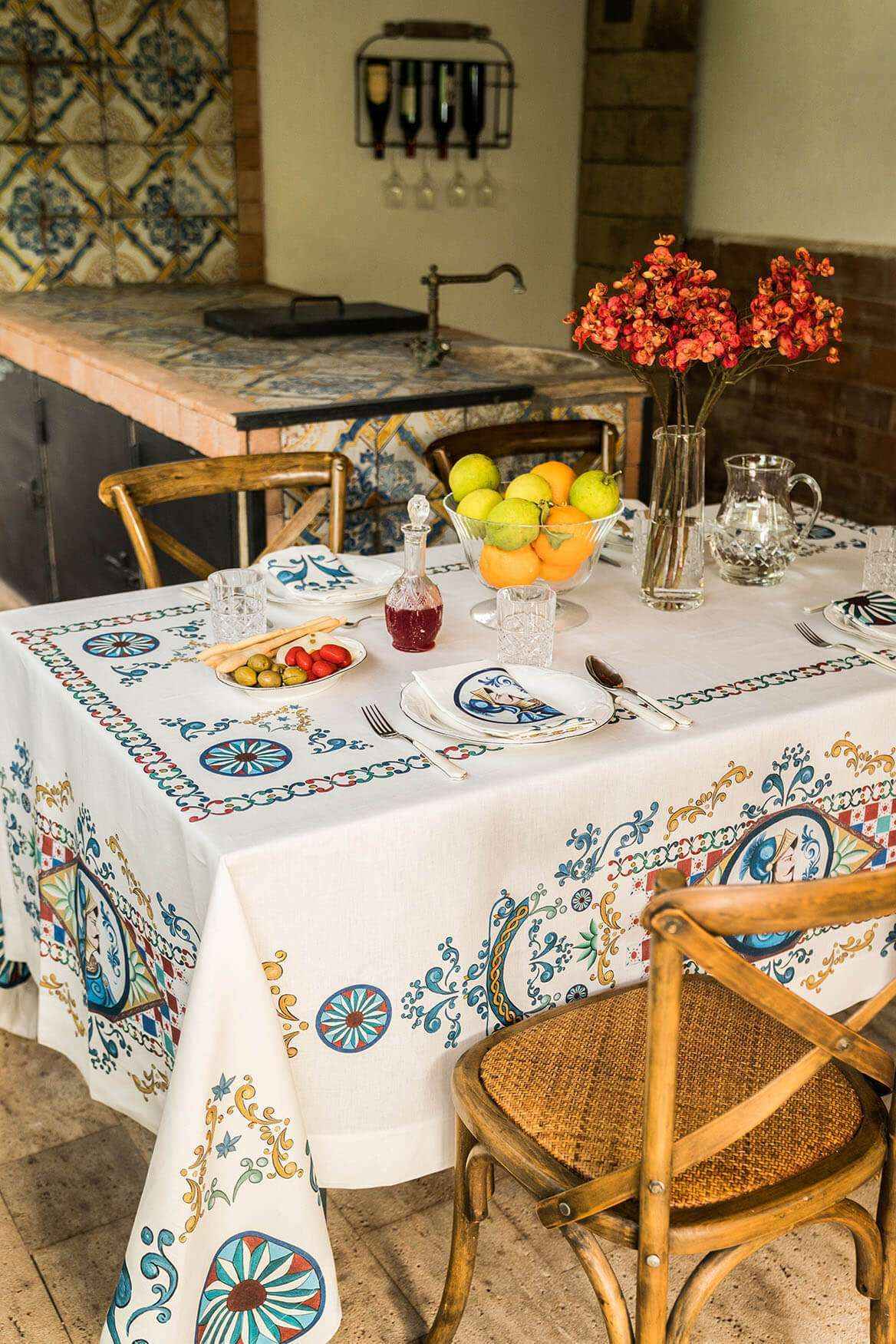 Tablecloths «Paladini» 100% Made in Italy - The Napking