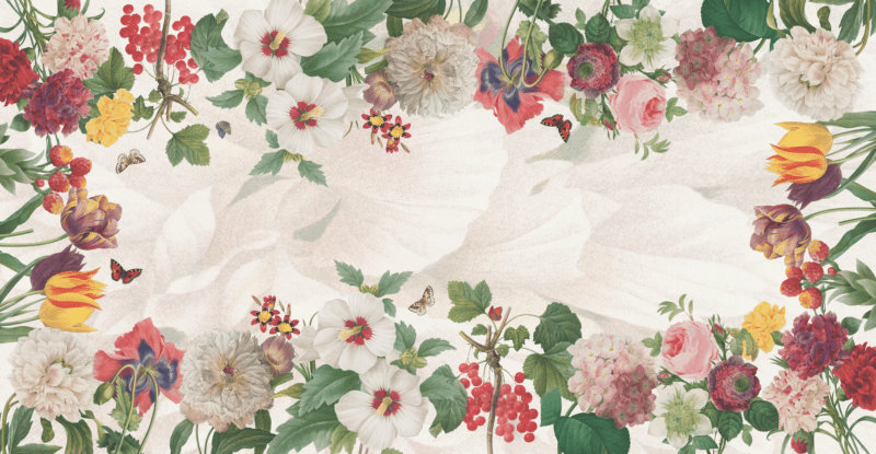 Linen Tablecloth «Garden Eden» 100% Made in Italy - The Napking