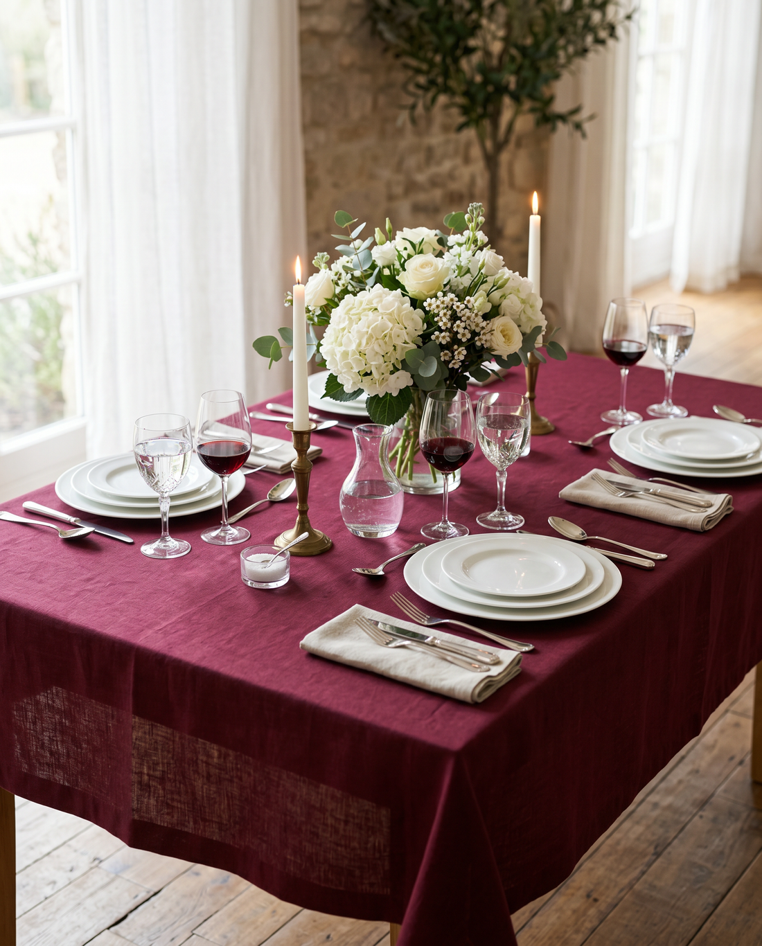 What size tablecloth do i need? The complete tablecloth size guide