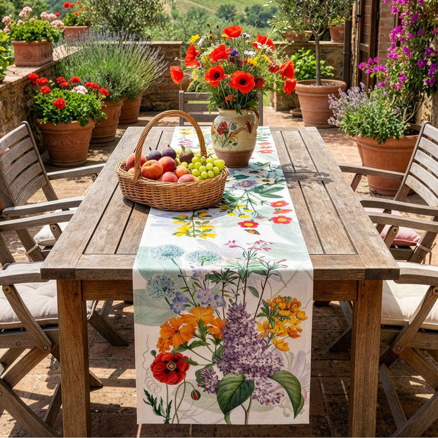 Italian Table Runners | Premium Linen & Cotton Satin | The Napking