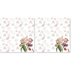 Artable Set aus 2 Servietten Baumwollsatin