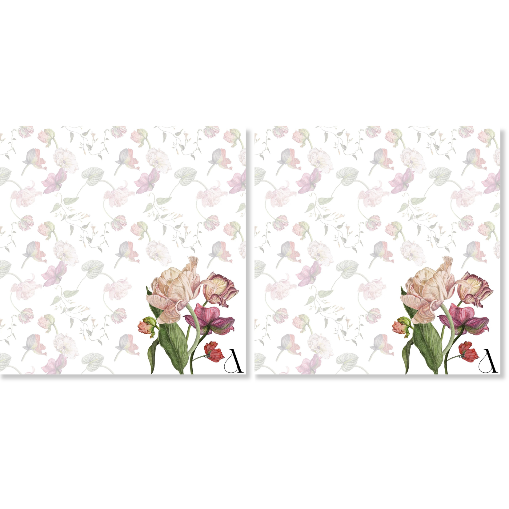 Artable Set of 2 Napkins Cotton Satin