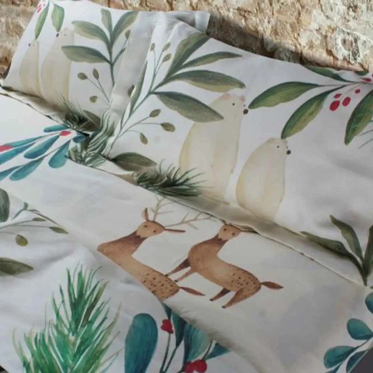 Duvet Cover Set «Rudolph» 100% Made in Italy - The Napking