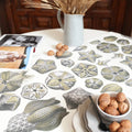 Chemin de table en lin «Blastoidea» 100% Made in Italy | The Napking
