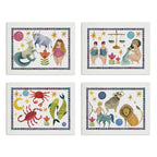 Set de 4 Manteles individuales «Zodiac» Cotton Satin 100% Made in Italy - The Napking
