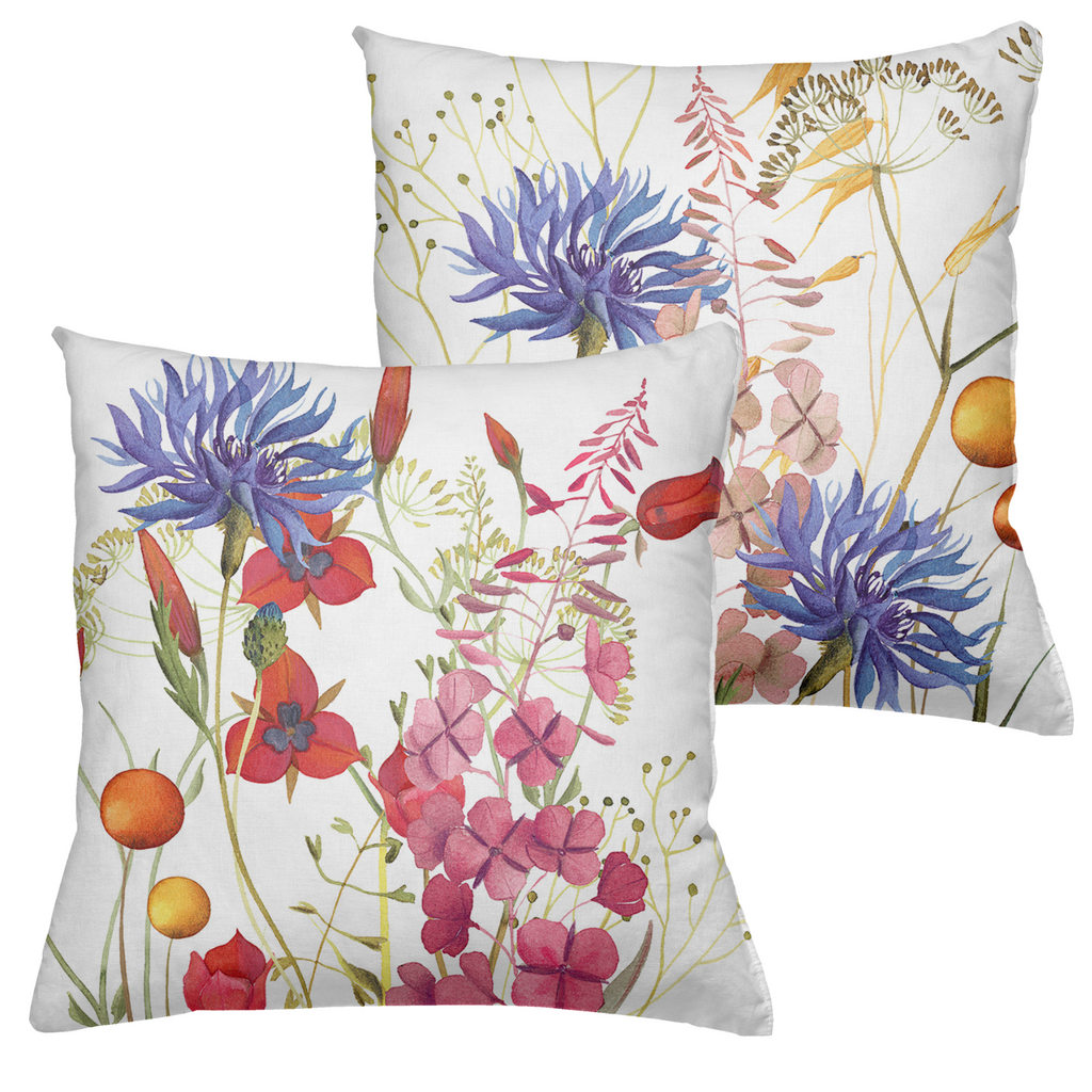 Cushion «Fiordaliso», 100% Made in Italy - The Napking