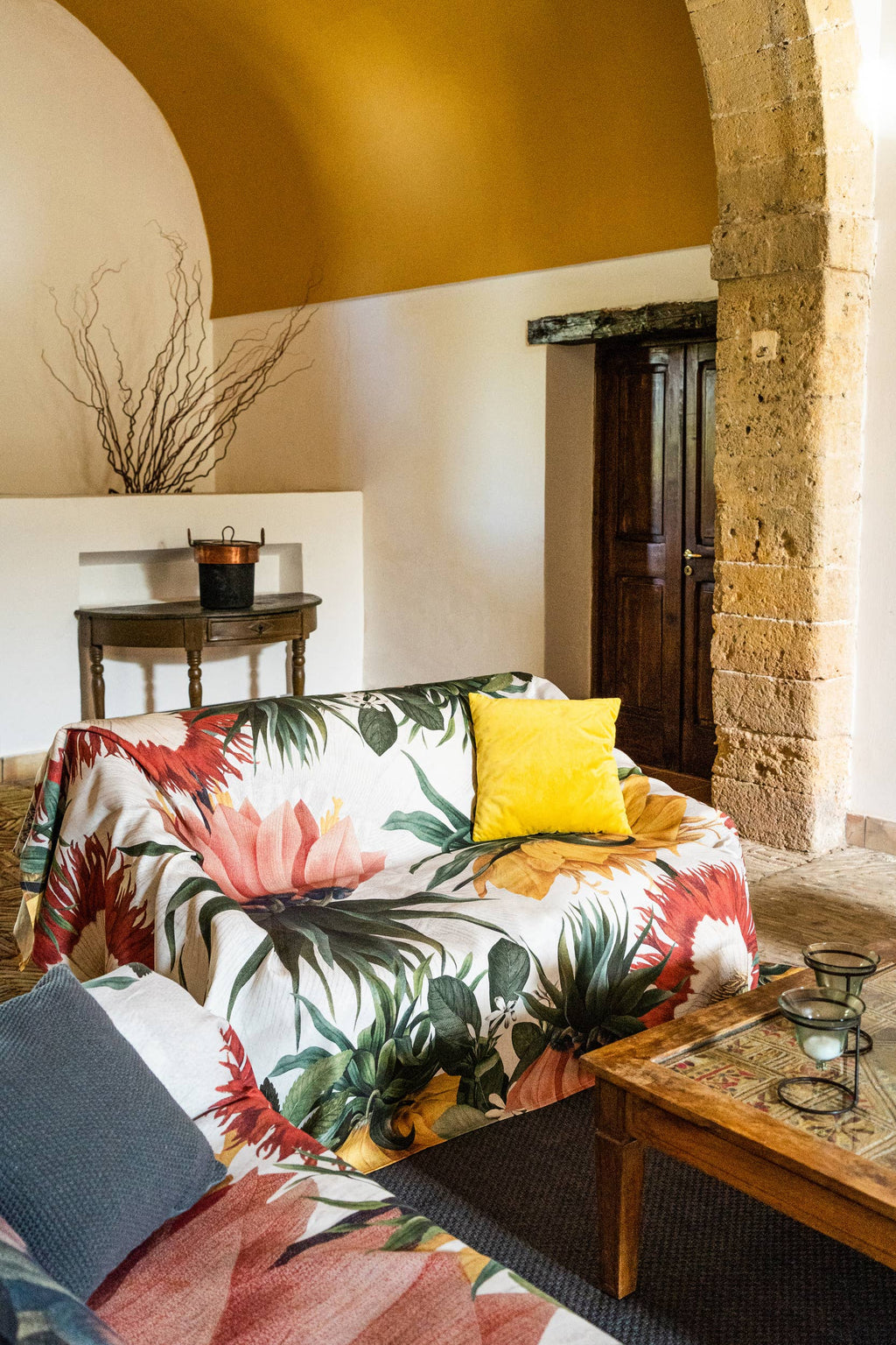 Mezzero Fritillaria Sofa Bed Cover, 100% made in Italy - The Napking