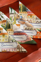 Set de 4 serviettes «Taormina» 100% Made in Italy | The Napking