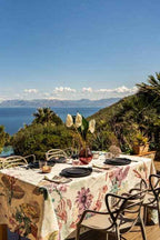 Linen Tablecloths Ventagli 100% Made in Italy - The Napking