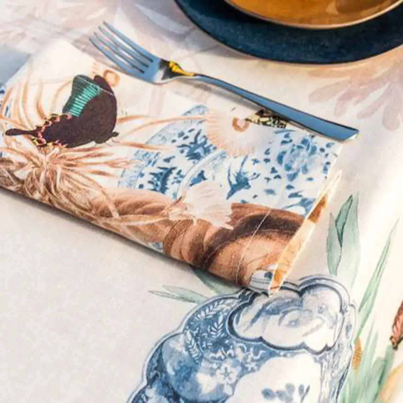 Set of 4 Napkins «Piatti» 100% Made in Italy - The Napking