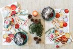Set de 4 Manteles individuales «Jingle» Linen 100% Made in Italy - The Napking