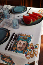 Tablecloths Teste Di Moro 100% Made in Italy - The Napking