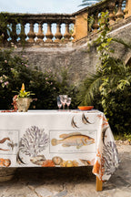 Nappes en lin «Coral bay» 100% Made in Italy | The Napking