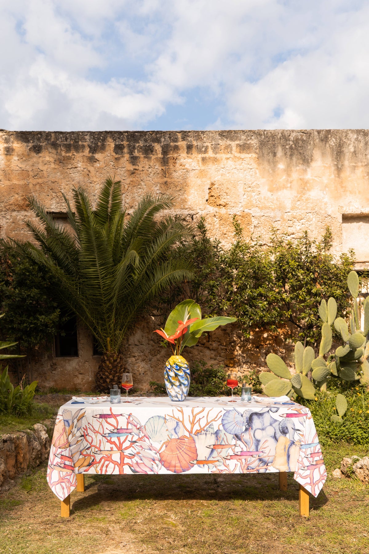 Satin Tablecloths «Salina» 100% Made in Italy - The Napking