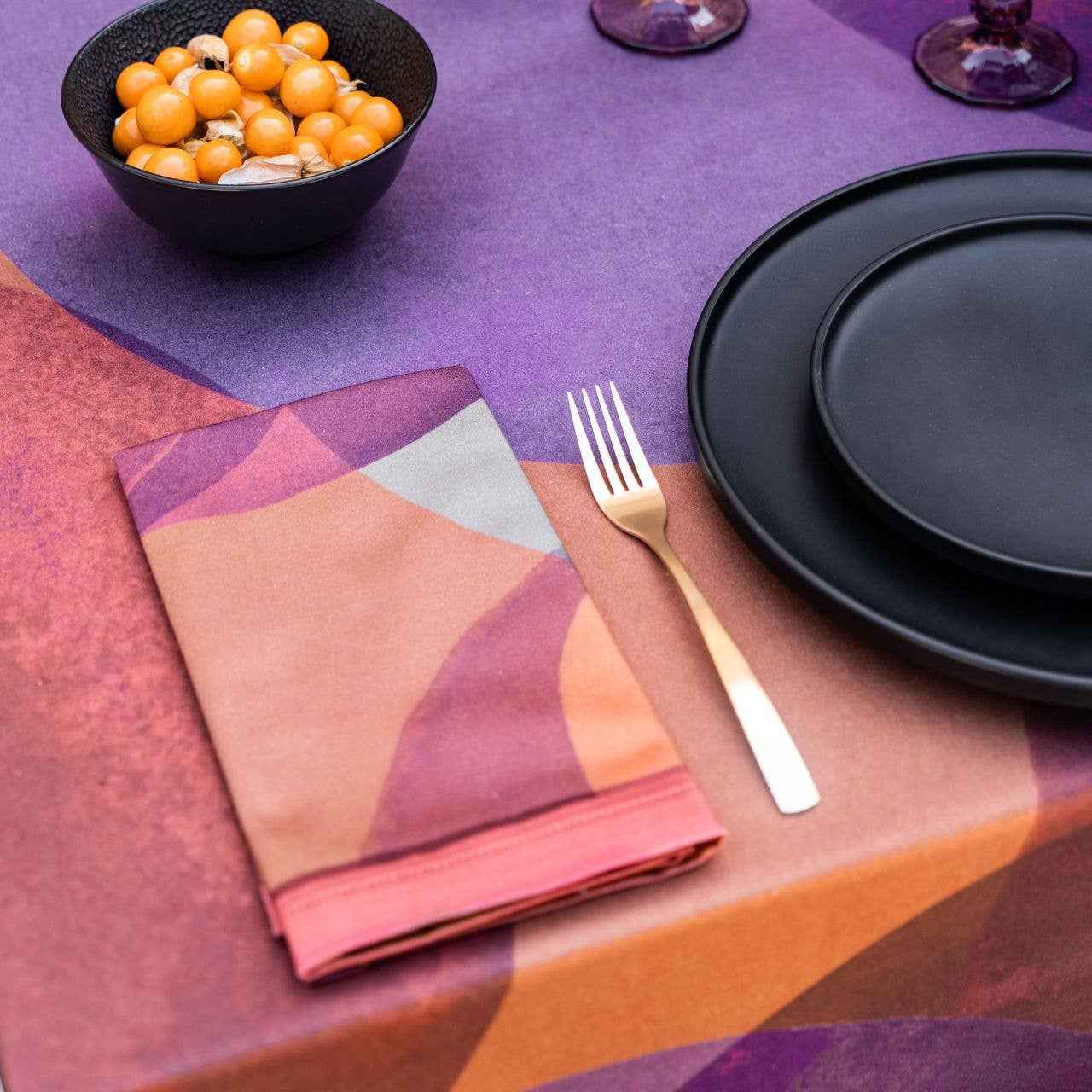 Set of 4 Napkins Bubbles 100% Made in Italy - The Napking