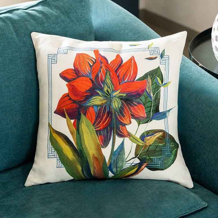 Coussin «Dahlia», 100% Made in Italy | The Napking
