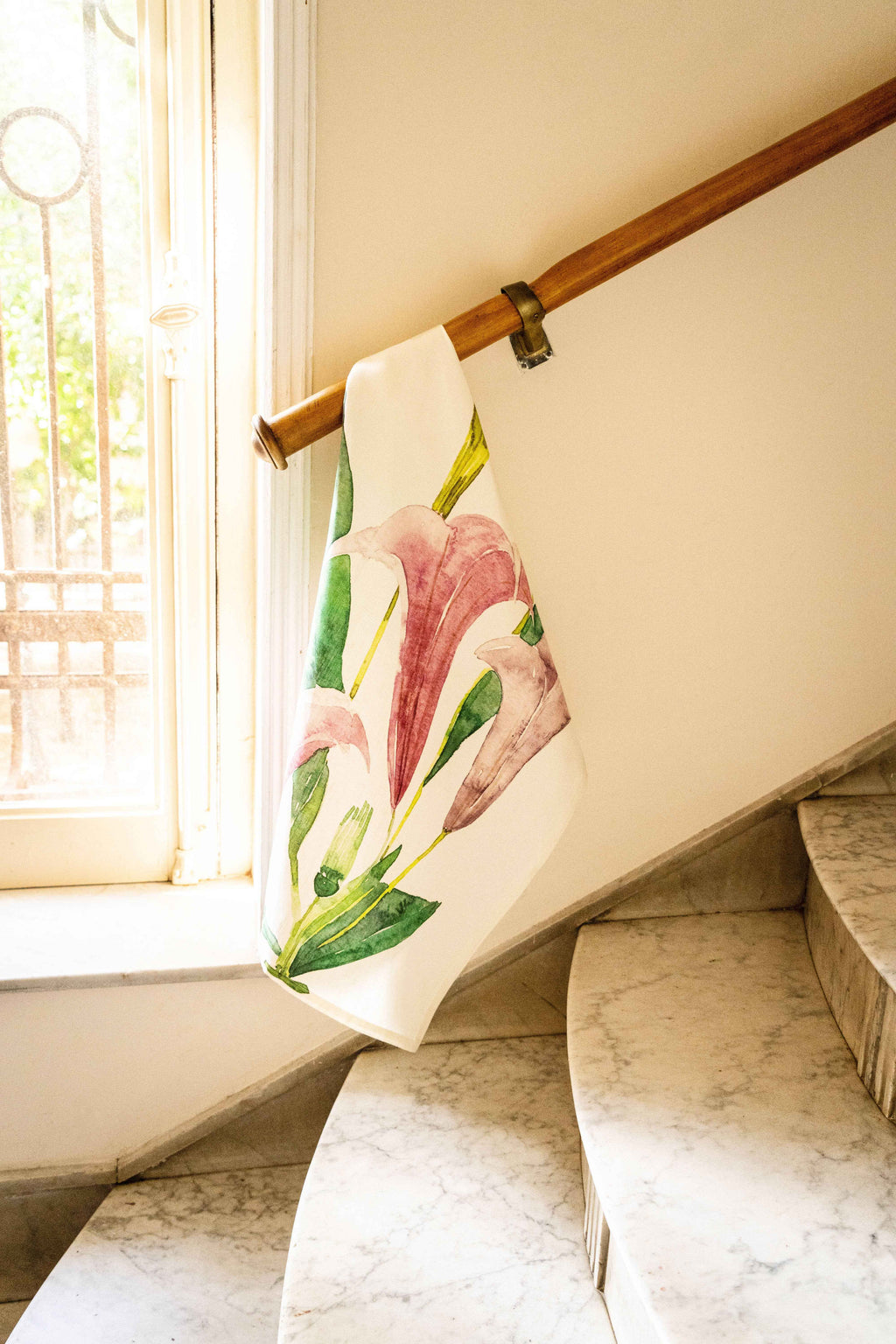 Kitchen Towels «Datura», 100% Made in Italy - The Napking