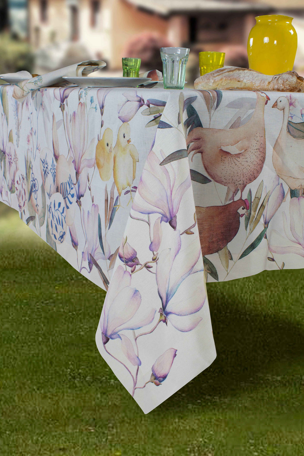 Tablecloths «Pasqua» 100% Made in Italy