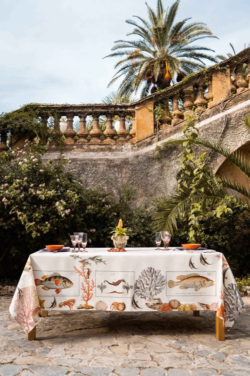 Nappes en lin «Coral bay» 100% Made in Italy | The Napking