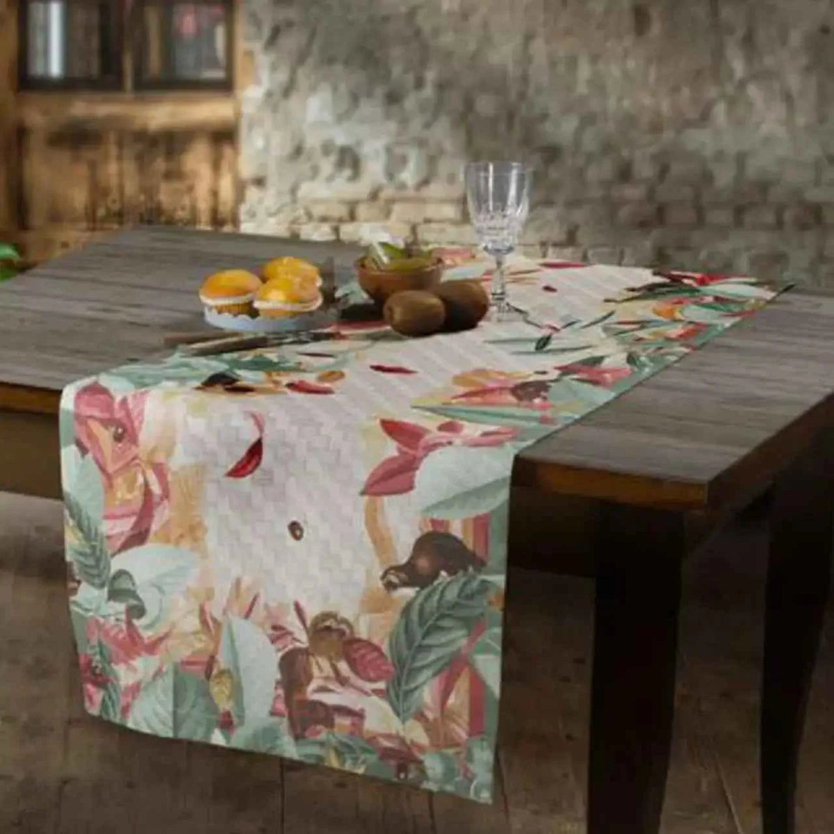 Pure Linen Runner «Bosco» 100% Made in Italy - The Napking