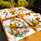 Set aus 4 Tischsets «Medoro» Leinen 100% Made in Italy - The Napking