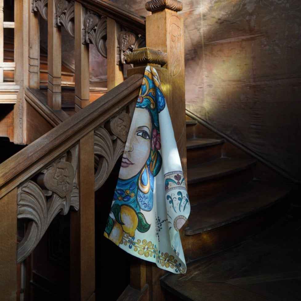 Kitchen Towels «Teste di Moro», 100% Made in Italy - The Napking