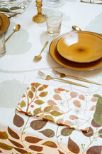 Set Of 4 Napkins Foliage 100% Made in Italy The Napking