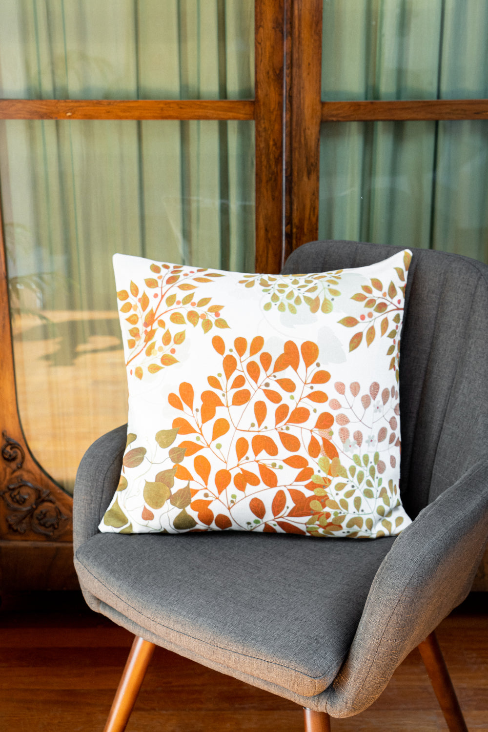Cushion Foliage, 100% Made in Italy The Napking