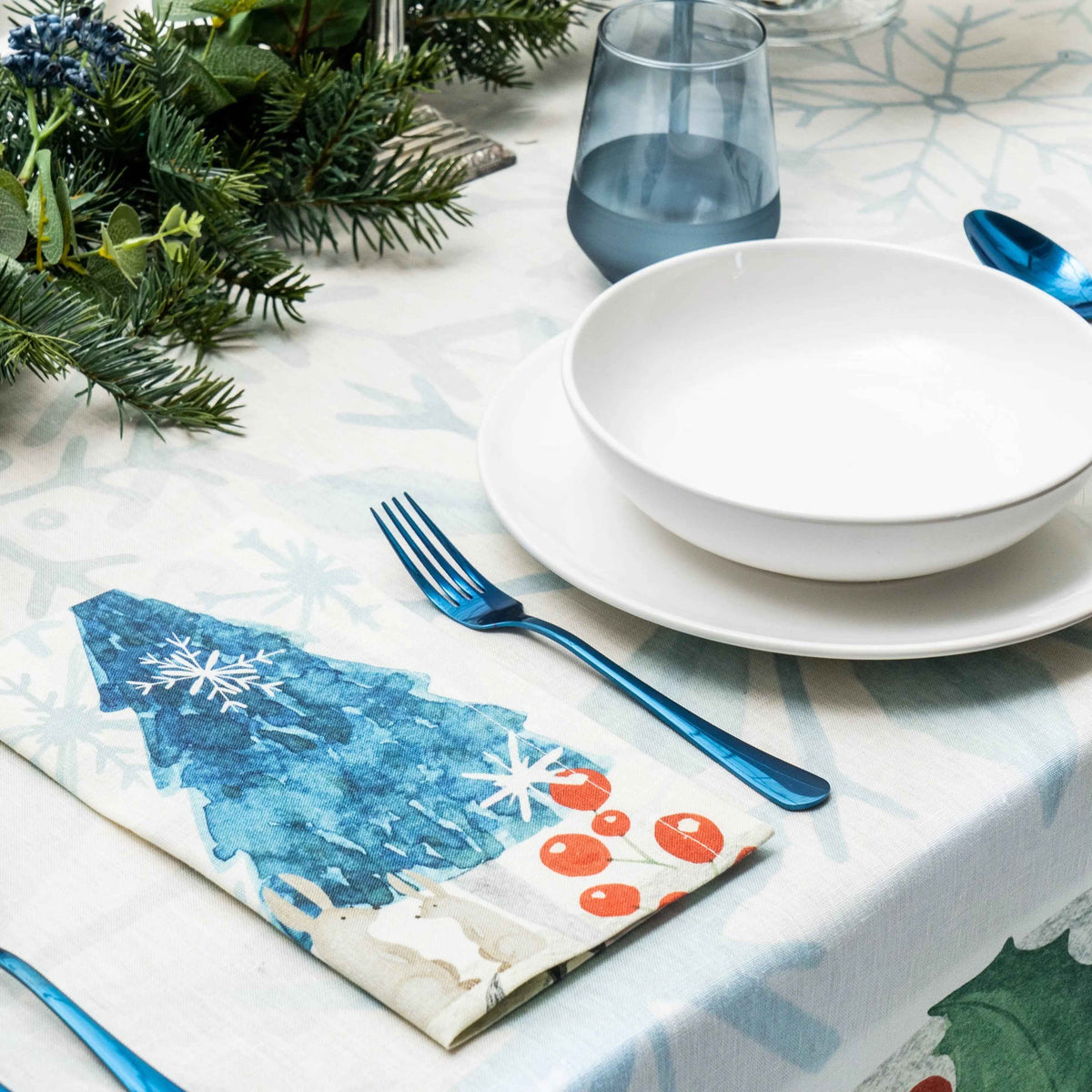 Set aus 4 Servietten Volpi 100% Made in Italy - The Napking