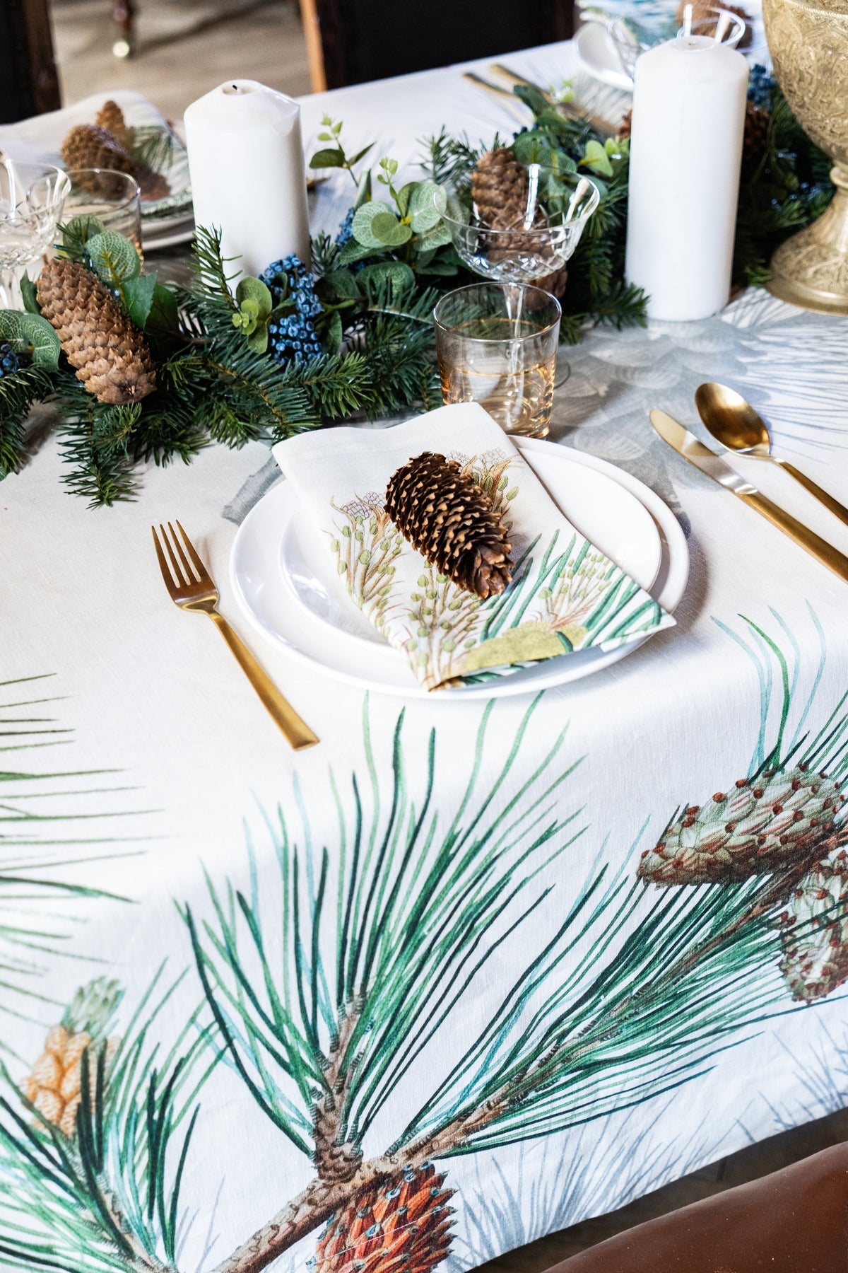 Tischdecken «Le Sapin» 100% Made in Italy The Napking