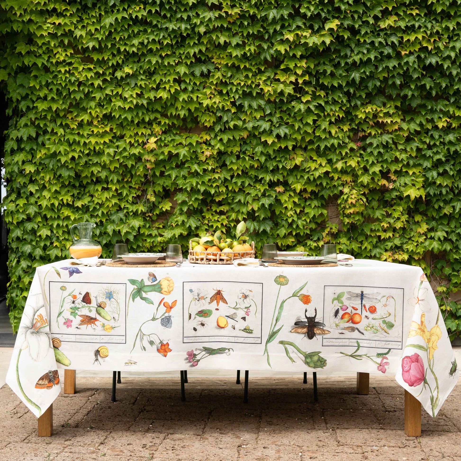 Linen Tablecloth «Anselmus» 100% Made in Italy - The Napking