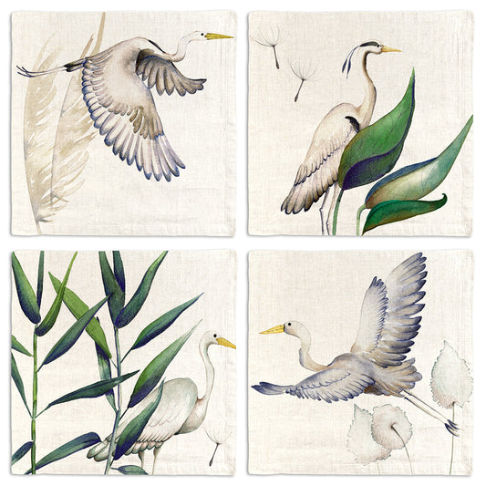 Set of 4 Napkins «Aironi» 100% Made in Italy