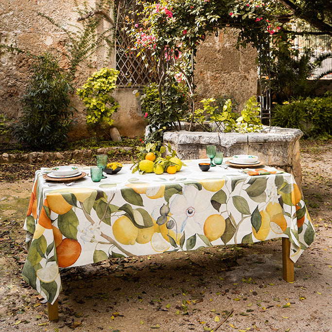 Leinen-Tischdecke Amalfi 100% Made in Italy