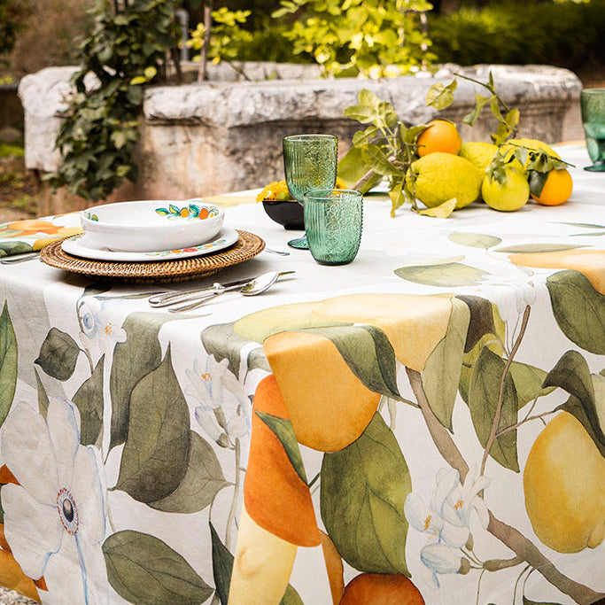 Linen Tablecloth Amalfi 100% Made in Italy
