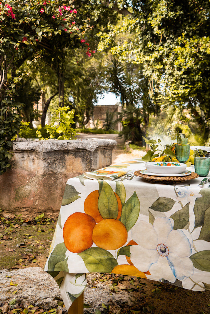 Linen Tablecloth Amalfi 100% Made in Italy