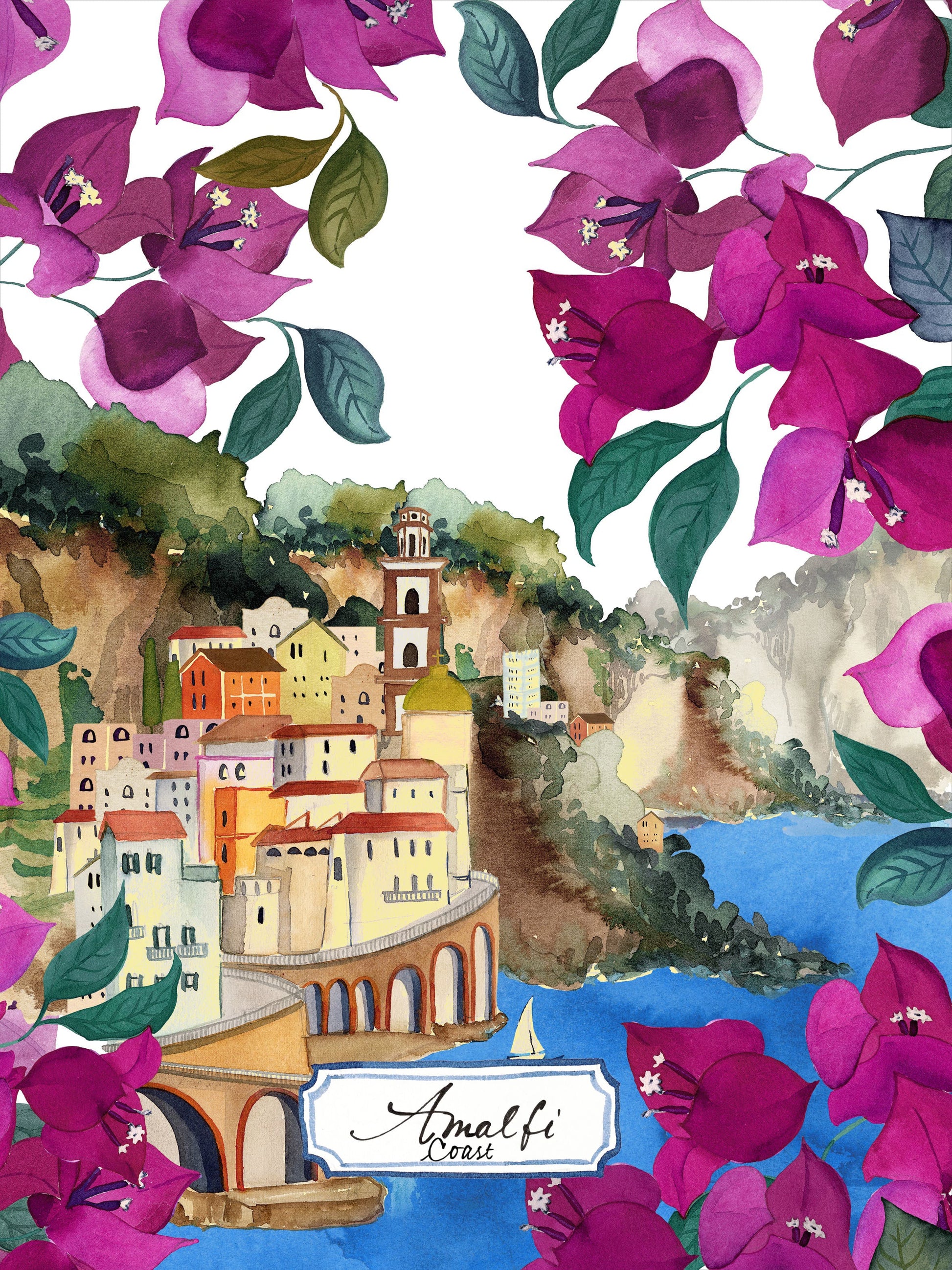 Kitchen Towels «Amalfi24», 100% Made in Italy The Napking