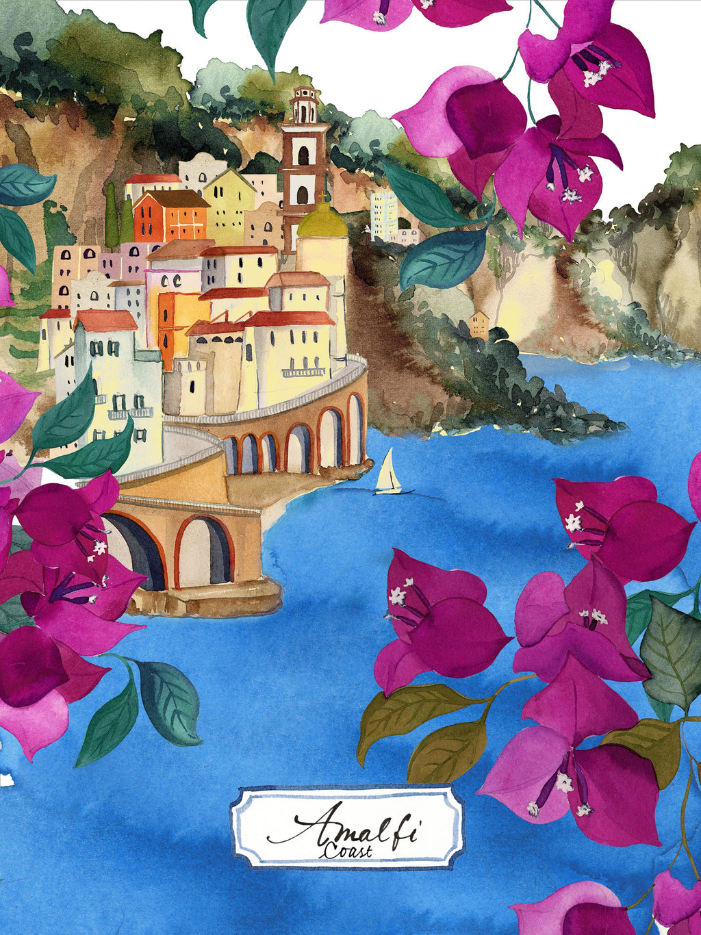 Kitchen Towels «Amalfi24», 100% Made in Italy The Napking