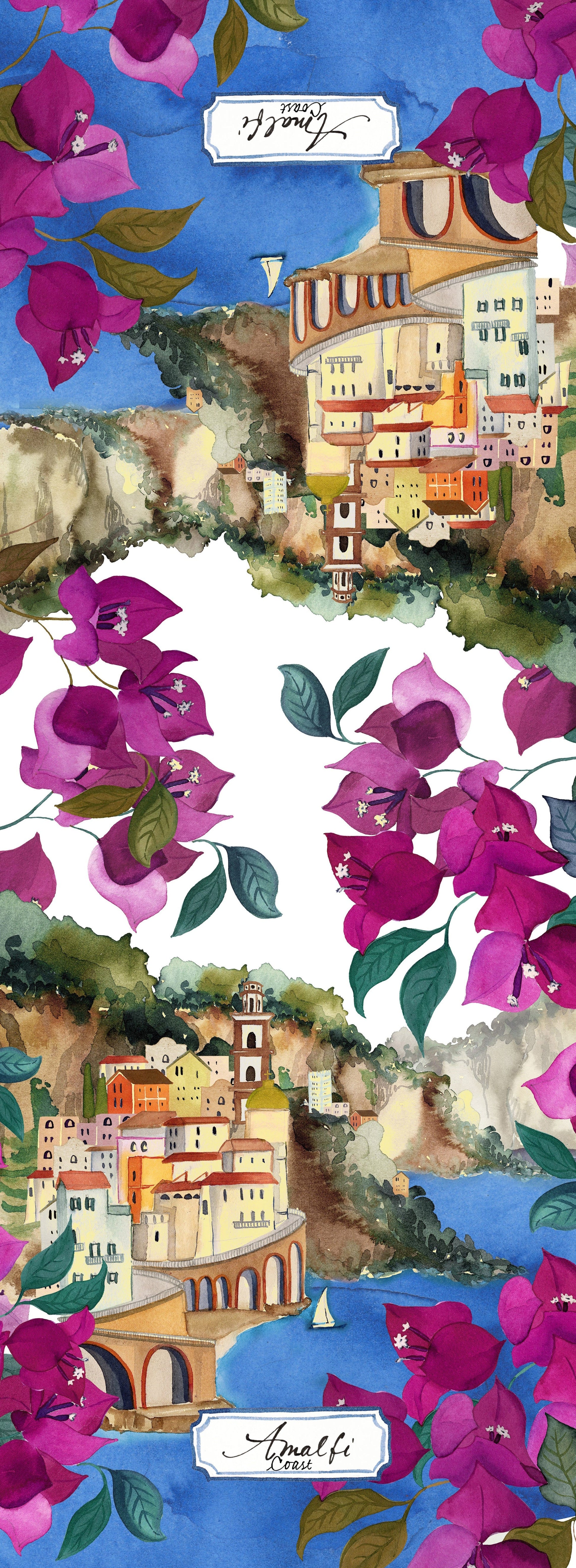 Linen Runner «Amalfi24» 100% Made in Italy The Napking