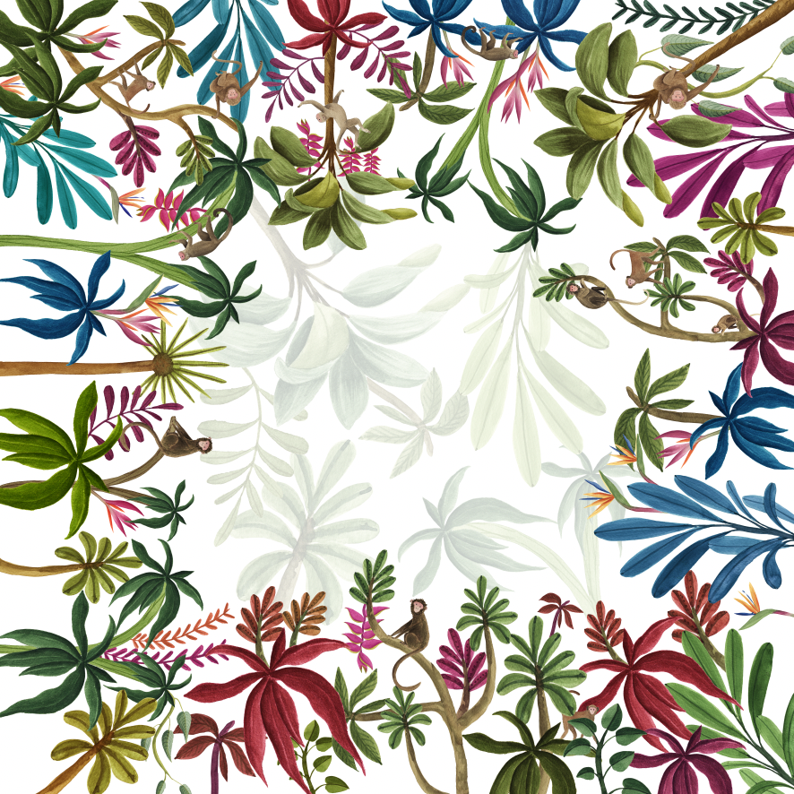 Satin Tablecloths «Amazzonia» 100% Made in Italy The Napking