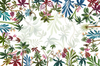 Satin Mantels «Amazzonia» 100% Made in Italy The Napking