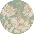 Set of 2 round hardboard placemats «Amelie» 100% Made in Italy - The Napking