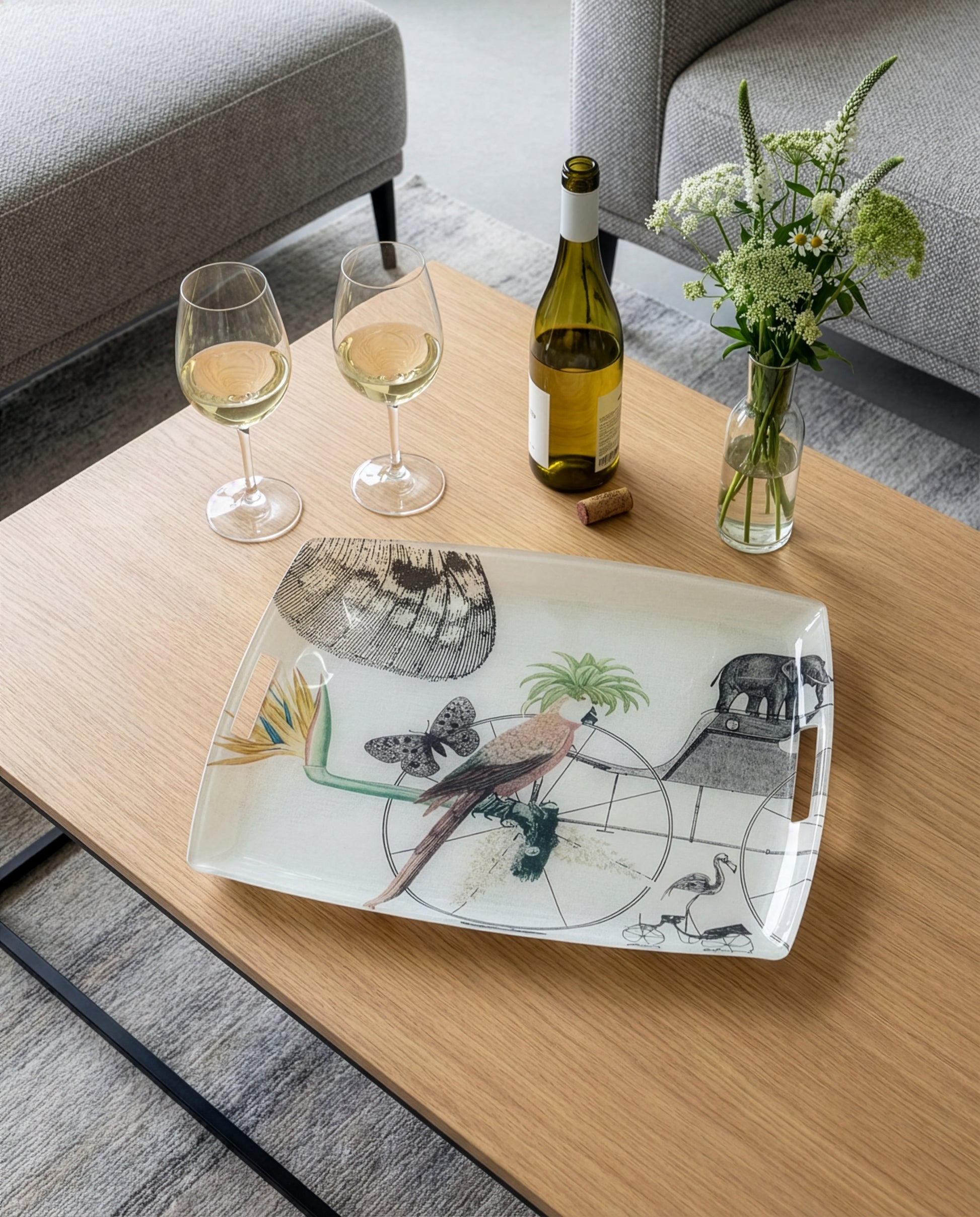 Tray «André», 100% Made in Italy